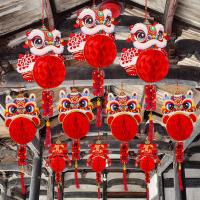 ราคา ตกแต่งแขวนโคมไฟแบบดั้งเดิม-ปีใหม่เครื่องประดับขนาดเล็กกระดาษแข็ง, บรรยากาศเทศกาลสําหรับบ้าน/ปาร์ตี้, ตกแต่งชิ้นเดียว (1/2/4ชิ้น) (54304637816)