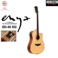 ราคา Enya ED-40EQ กีตาร์โปร่งไฟฟ้า พร้อมกระเป๋าแถม เซ็ตอัพฟรีก่อนจัดส่ง มีประกัน100% (28541578657)