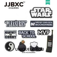 ราคา JJBXC ตัวติดรองเท้า charm รองเท้าตกแต่งหัวเข็มขัดลายโทรศัพท์วินเทจและ Star Wars อุปกรณ์ตกแต่งรองเท้า (47752963150)