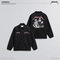 ราคา [พร้อมส่ง แท้% ของใหม่] เสื้อแจ็คเก็ต CARNIVAL X METALLICA COACH JACKET (26235830110)