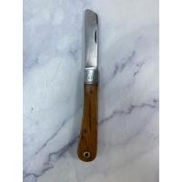 ราคา Vintage มีดพกพับด้ามไม้ ใบมีดยาว 7.5ซม.ยี่ห้อตามภาพ MADE IN JAPAN (กล่อง3 : E102)สินค้ามือสอง (46400999708)
