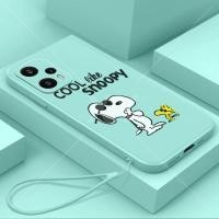 ราคา เคส POCO M4 Pro 5G POCO F3 POCO F3 GT POCO X3 GT POCO M3 Pro POCO M5S POCO M3 POCO X3 POCO X3 NFC POCO X3 Pro ขอบตรงของเหลวการ์ตูน Snoopy เคสโทรศัพท์ (41704688028)