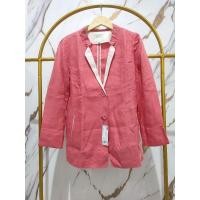 ราคา Guava Pink Blazer ไม้หลังงาช้าง CROCODILE LADIES LD106-108 ไม่มีขนทุกวัน (40660288351)