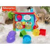 ราคา กล่องกิจกรรมรอบด้าน บล็อกหยอด Fisher price อุปกรณ์ครบ เสียงไฟติดครบ (24968957322)