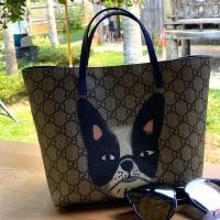 ราคา Used like new Gucci Tote bag ลายน้องหมา ขาย 16,500฿ (3534344422)