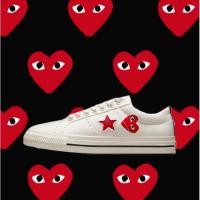 ราคา ♞แนะนำ Comme Des Garcons PLAY X Converse One Star รับประกันของแท้ 100% 2025 (44161818942)