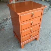 ราคา ตู้เอกสาร4 ลิ้นชักตู้วางหัวเตียงไม้สักแท้100% (6509495366)