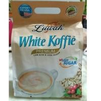 ราคา พร้อมส่ง!!Premium Luwak white koffie :20 ชอง กาแฟขาว has olต่ำ น้ำตาลน้อย สูตรพรีเมี่ยมชื่อดังของอินโด (1861503840)