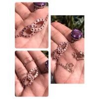 ราคา สร้อยข้อมือเงินแท้ฝังทับทิมสยามชุบพิงค์โกลด์ขนาดข้อมือใส่ได้ตั้งแต่ขนาด14-17ซม (20130039780)