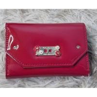 ราคา กระเป๋าสตางค์SSamzie(หนังแก้วสีแดง)มือสอง Size:5 (29531895647)