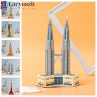 ราคา LACYESZB โมเดลอาคารที่มีชื่อเสียงของโลก, กระดาษ 3D มินิกระดาษแข็งปริศนา, หอลีนทํามือของปิซ่าโตเกียวหอไอเฟลเดสก์ท็อปตกแต่งของขวัญวันเกิด (54305035369)