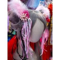 ราคา CelebBABY กิ๊ฟคู่ติดพลอยใสประดับด้วยขนนก ริบบิ้น (6379087751)