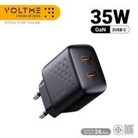ราคา VOLTME REVO 35 DUO LITE DUAL-PORT PD 35W WALL CHARGER WITH GAN TECH [2xUSB-C PORT] (29416254462)