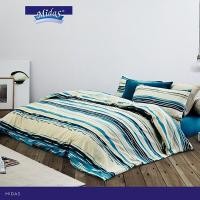 ราคา Midas ชุดผ้าปูที่นอน+ผ้านวม 6 ฟุต 5 ชิ้น รุ่น Basic Living ส่งฟรี (23220138969)