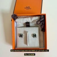 ราคา New Hermes H pop mini noir PHW (53552239355)
