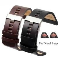ราคา C Exquisite Elegant Genuine Leather Watchbands For Diesel Dz4343 Dz4405 Dz7257 Dz4423 Breathable St (29792649940)
