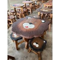ราคา โต๊ะเด็ก ลายสิงห์โต กลม1ตัว และ เก้าอี้ 4 ตัว โต๊ะเขียนหนังสือ (17760892172)