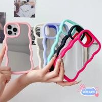 ราคา แฟชั่น Make Up Mirror สําหรับ Samsung Galaxy S24 S23 S22 Ultra Plus S24 + S23 + S21 S20 FE J7 Pro 2017 J7 Prime ปกอ่อนกันกระแทกฝาครอบกันชนรูปแบบคลื่นเคสโทรศัพท์ (27554767314)