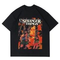 ราคา (พร้อมส่ง) เสื้อยืด STRANGER THING | เสื้อยืด STRANGER THINGS VINTAGE | เสื้อยืดสีดํา (56854425865)