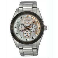ราคา Seiko Solarนาฬิกาข้อมือผู้ชาย สีเงิน สายสแตนเลส SNE197P1 (578551215)