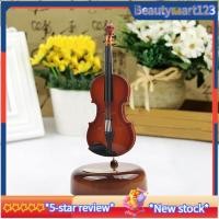 ราคา BMViolin Music Box Mini Vintage Musical Box พร้อมฐานหมุน, คลาสสิกแบบจําลองงานฝีมือเครื่องมือ (41476474727)