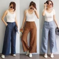 ราคา DT#S-XL#กางเกงลินินแท้#กางเกงขาบานผ้าลินิน#ลินินแท้ (14504149350)