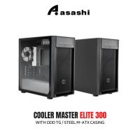 ราคา COOLER MASTER Elite 300 พร้อม ODD TG/Steel MATX Casing E300-KG5N-S00 TG/E300-KN5N-S00 เหล็ก (42405847096)