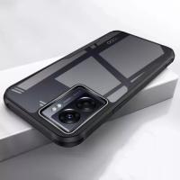 ราคา Case OPPO A77 5G 2022 เคสโทรศัพท์ออฟโป้ Oppo A77 เคสหลังใส เคสกันกระแทก ขอบนิ่มหลังแข็ง PC+TPU (21763640067)