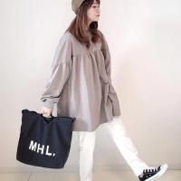 ราคา กระเป๋า Margaret Howell MHL. Heavy Cotton Tote สีกรมท่า ( navy ) (8234123966)