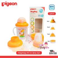 ราคา Pigeon Magmag All in One Set ถ้วยหัดดื่มเด็กขวด 180ml Berry Mart (40405702679)