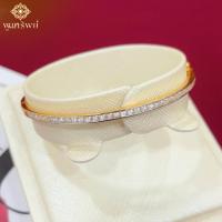 ราคา กำไลเพชรไข่ปลาแถวเดียว เครื่องประดับไทย พูนทรัพย์ มีใบรับประกัน ใส่ติดตัว ใส่ออกงาน งานแต่ง BD2B100 (10098375548)