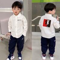 ราคา BURBERRY4563 เสื้อเด็กแขนยาวพิมพ์เสื้อ High-End บรรยากาศ High-End เสื้อเด็กชายหญิง (45355322438)