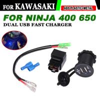ราคา Motorcycle Accessories For Kawasaki Ninja400 Ninja650 Ninja 650 400 Cellphone Dual USB Fast Charger (42176916738)