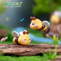 ราคา 834. พร้อมส่ง ตุ๊กตาจิ๋ว   ผึ้งน้อย  ตกแต่งสวนถาด แต่งสวนจิ๋ว *ราคาต่อชิ้น (57153964054)