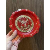 ราคา จานแดงไหว้พระ ขนาด5/7/9" จานแดงไหว้เจ้า (15336957641)