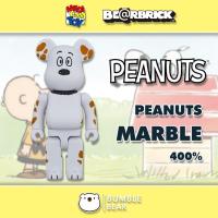 ราคา [‼️ของแท้, พร้อมส่ง‼️] 400% Bearbrick Peanuts [Marbles] (8680909139)