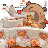 ราคา 1ชิ้น ปลอกผ้านวม ไม่มีผ้านวม Capybara กระพิบารา หมี ปลอกผ้าห่ม การ์ตูน 3ฟุต 5ฟุต 6ฟุต duvet cover (28232875960)