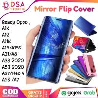 ราคา Clear View Case Oppo A12 A15s A11K A1K A31 A3S A33 A53 A37/Neo 9 A5S Flip Mirror Casing Standing Cover (50900136781)