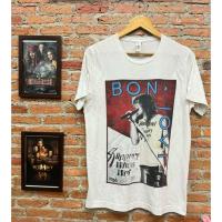 ราคา เสื้อยืดมือสอง ลายวงดนตรี Bon jovi ขนาดไซส์M (45154226375)
