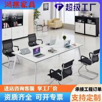 ราคา โต๊ะประชุมเคลื่อนที่ โต๊ะยาวสำหรับการประชุมและการเจรจา โต๊ะทำงานขนาดใหญ่และเก้าอี้สำหรับพนักงาน การฝึกอบรม โต๊ะประชุมเชิงพาณิชย์ ห้องประชุม XOY7 (55200753846)