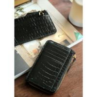 ราคา L-Zippy Card holder wallet (ฺBlack-Croco) (29954978987)