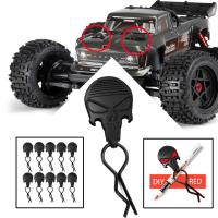 ราคา อะไหล่รถยนต์ RC 1/16 1/10 1/8 รถยนต์เปลือกคลิป Pins Housing Latch R หัวเข็มขัดคงที่สําหรับ Crawler Bigfoot Buggy Drift รุ่นรถ (50353239060)