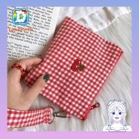 ราคา กระเป๋าเก็บลิปสติกเครื่องสําอาง ศักดิ์สิทธิ์ กระเป๋าแต่งหน้าผ้าแคนวาสเชอร์รี่กระเป๋าใส่เหรียญแบบพกพาลายสก๊อตความจุขนาดใหญ่น่ารั (56254209622)