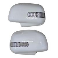 ราคา ครอบกระจก ครอบกระจกมองข้าง มีไฟ ฝาสีขาว TOYOTA VIGO, FORTUNER 2004 2005 2006 2007 2008 2009 2010 ฝาสีขาว (26454871733)