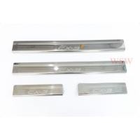 ราคา (4ชิ้น) ชายบันได มาสด้า ซีเอ็กซ์3 ปี 2016 - 2021 ชายบันไดประตู Mazda CX-3 กันลาย กันรอยประตู กันถลอก สแตนเลส สคัพเพลท (1901625346)