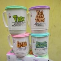 ราคา แก้วพลาสติกใส่แก้วพลาสติกขนาด 4 ใน 1 / ถ้วยชาม / แก้วใส่เครื่องดื่ม (45302946742)