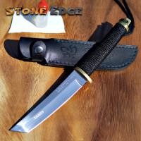 ราคา Genuine Scorpion มีดพก มีดเดินป่า ดาบสั้น 29.5cm 440C รูปแบบมีด Tanto พร้อมซองหนังใส่ดาบ (ของแถมอื่นๆ) (1053340063)