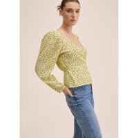 ราคา MANGO แท้ชนช็อป เสื้อแขนยาว (22881023015)