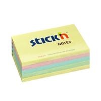 ราคา กระดาษโน้ตกาวในตัว ชนิดกาวหัว STICK'N #PASTEL (4+1) ขนาด 3x5 นิ้ว (แพ็ค 5 เล่ม) คละสีพาสเทล (PC) (9417489837)