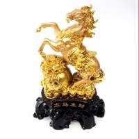 ราคา ม้ามงคล ถังทองถุงทอง ยืนเหรียญทอง 13นิ้ว (1511022112)